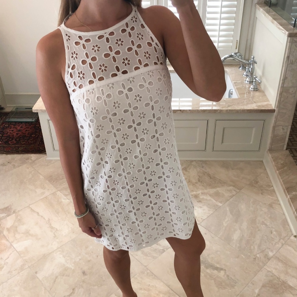Milly, size 4, white dress - Picture 2 of 6